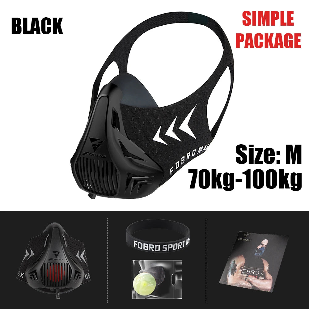 Workout ,Running , Resistance ,Sports Mask Fitness Elevation ,Cardio ,Endurance Mask for Fitness Training Sports Mask 3.0