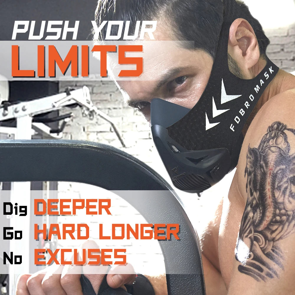 Workout ,Running , Resistance ,Sports Mask Fitness Elevation ,Cardio ,Endurance Mask for Fitness Training Sports Mask 3.0