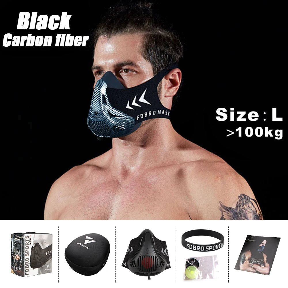 Workout ,Running , Resistance ,Sports Mask Fitness Elevation ,Cardio ,Endurance Mask for Fitness Training Sports Mask 3.0