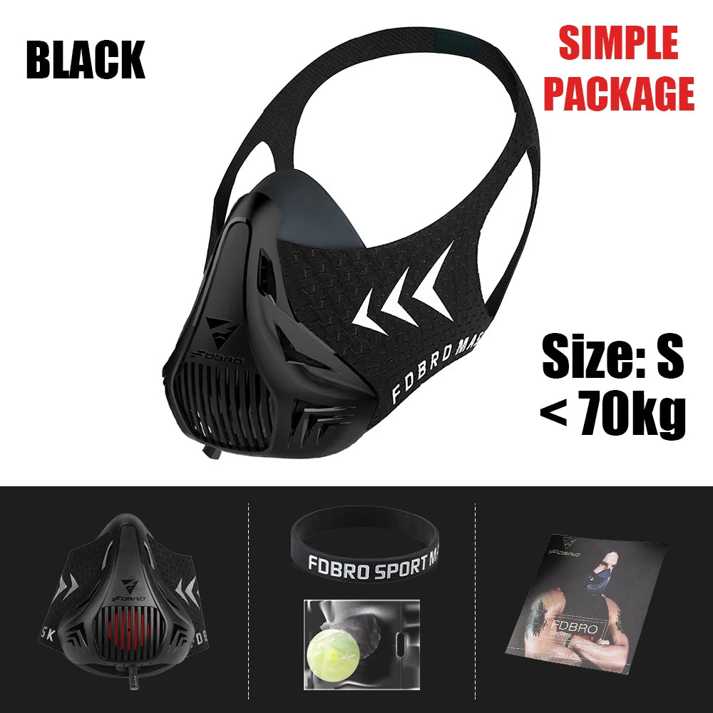 Workout ,Running , Resistance ,Sports Mask Fitness Elevation ,Cardio ,Endurance Mask for Fitness Training Sports Mask 3.0