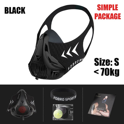 Workout ,Running , Resistance ,Sports Mask Fitness Elevation ,Cardio ,Endurance Mask for Fitness Training Sports Mask 3.0