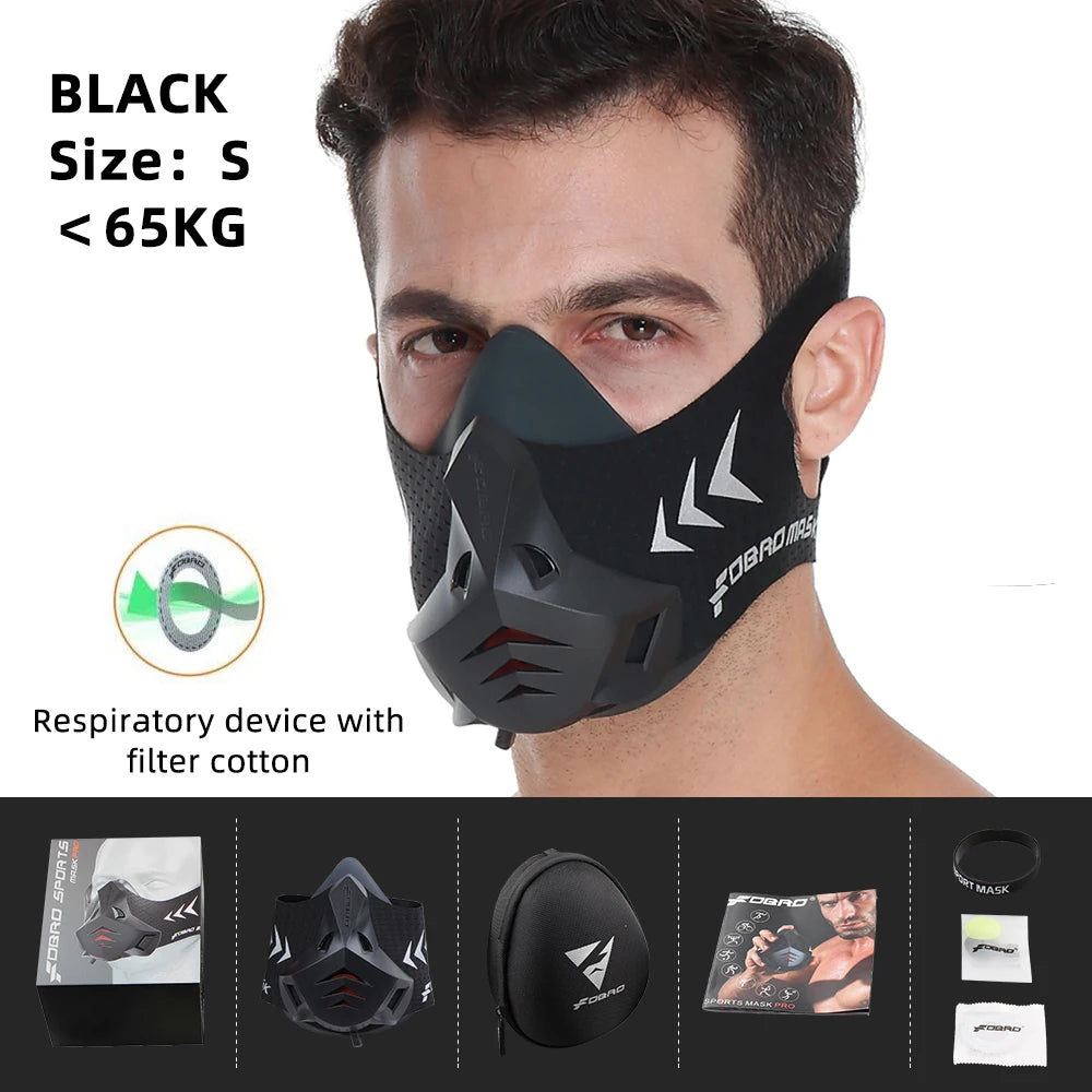 Workout ,Running , Resistance ,Sports Mask Fitness Elevation ,Cardio ,Endurance Mask for Fitness Training Sports Mask 3.0