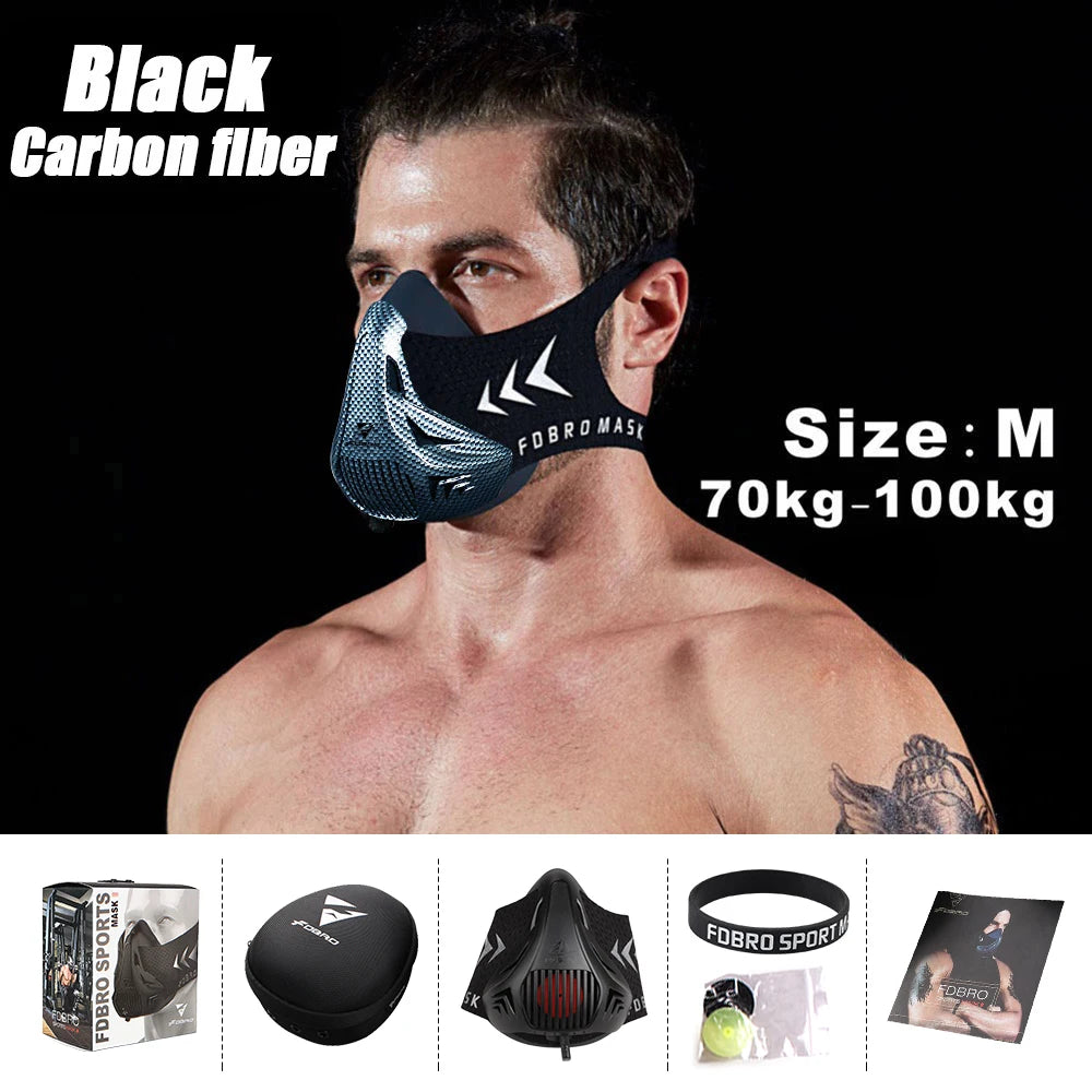 Workout ,Running , Resistance ,Sports Mask Fitness Elevation ,Cardio ,Endurance Mask for Fitness Training Sports Mask 3.0