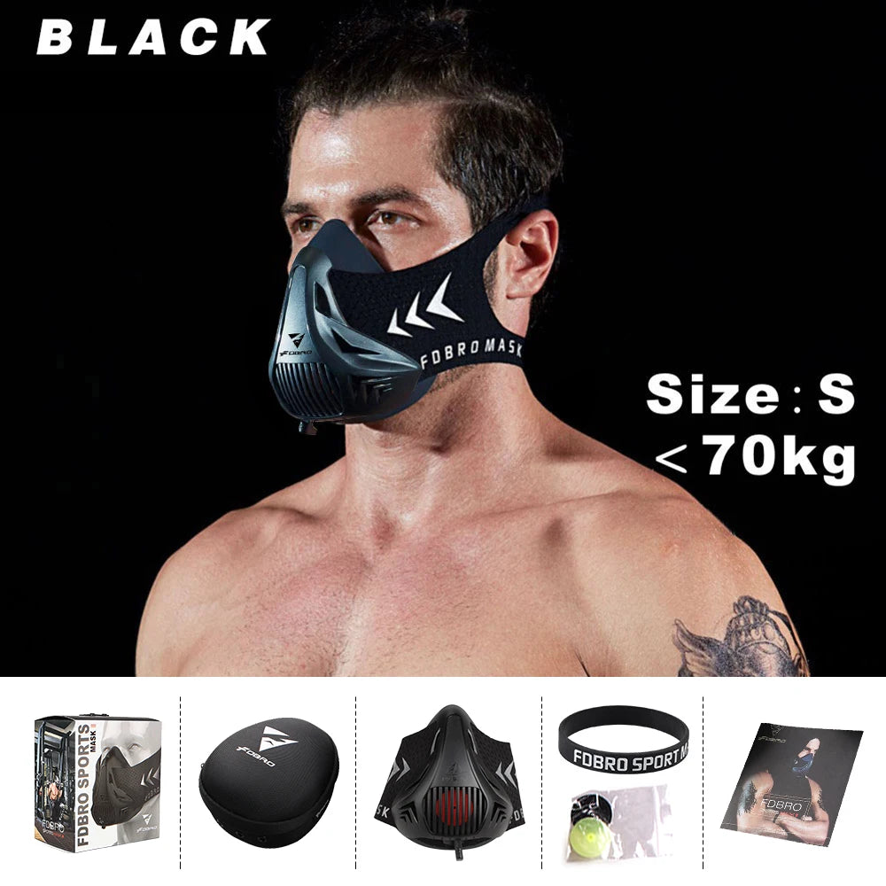 Workout ,Running , Resistance ,Sports Mask Fitness Elevation ,Cardio ,Endurance Mask for Fitness Training Sports Mask 3.0