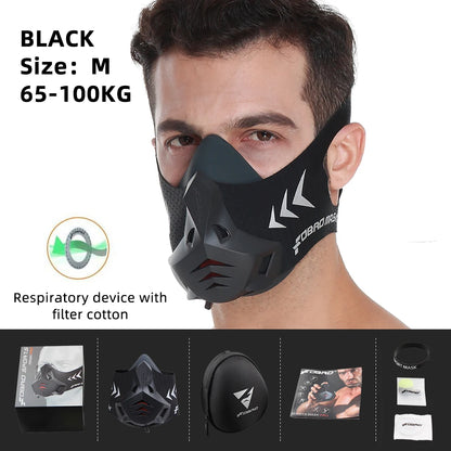 Workout ,Running , Resistance ,Sports Mask Fitness Elevation ,Cardio ,Endurance Mask for Fitness Training Sports Mask 3.0