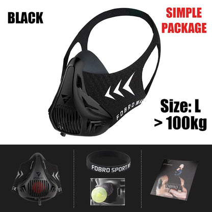 Workout ,Running , Resistance ,Sports Mask Fitness Elevation ,Cardio ,Endurance Mask for Fitness Training Sports Mask 3.0