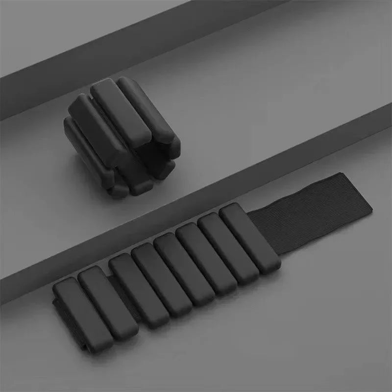 Unisex Adjustable Silicone Gloves Wrist & Ankle 1 Pound Weights for Pilates Gym Yoga Cardio Strength Training Weighted Bracelets